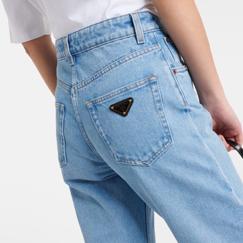 PRADA high rise stright leg jeans